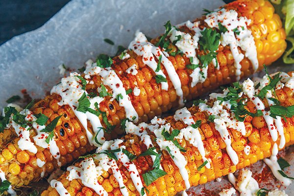 Delicious Grilled Mexican Corn with Chili Cilantro and Lime