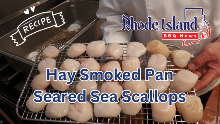 Hay Smoked Pan Seared Sea Scallops