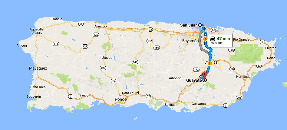 san juan to guavate - BBQ News