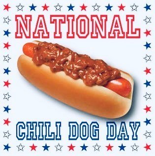 A Bite of Americana- Happy National Chili Dog Day!!
